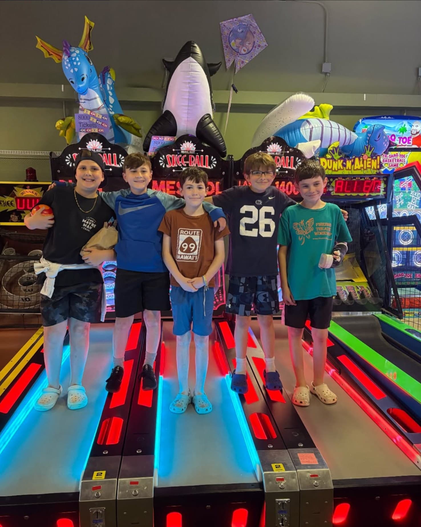 Arcade floor