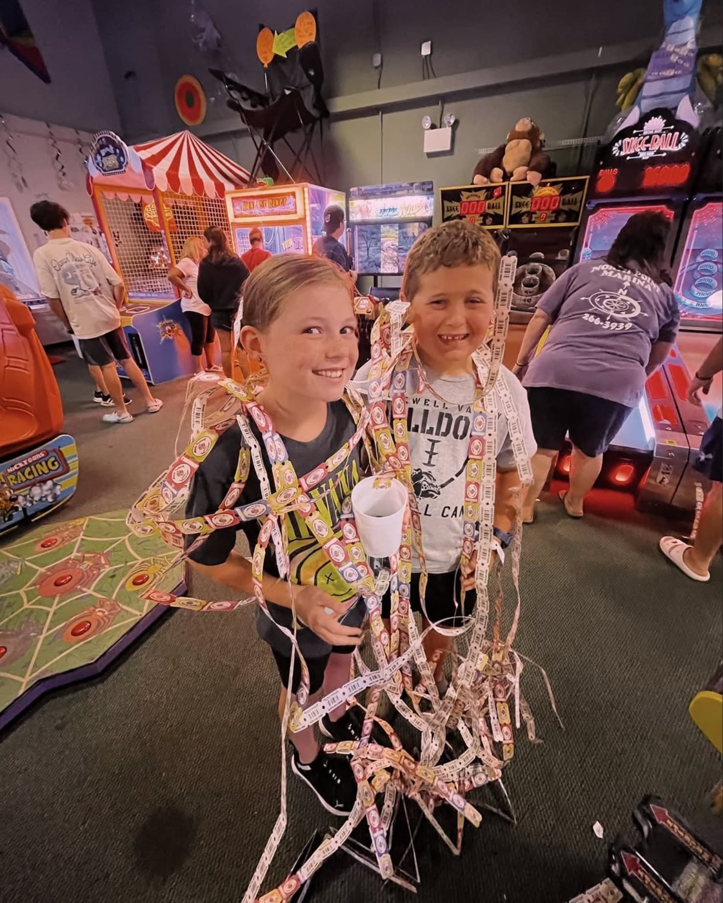 Prize tickets at The Smile Factory